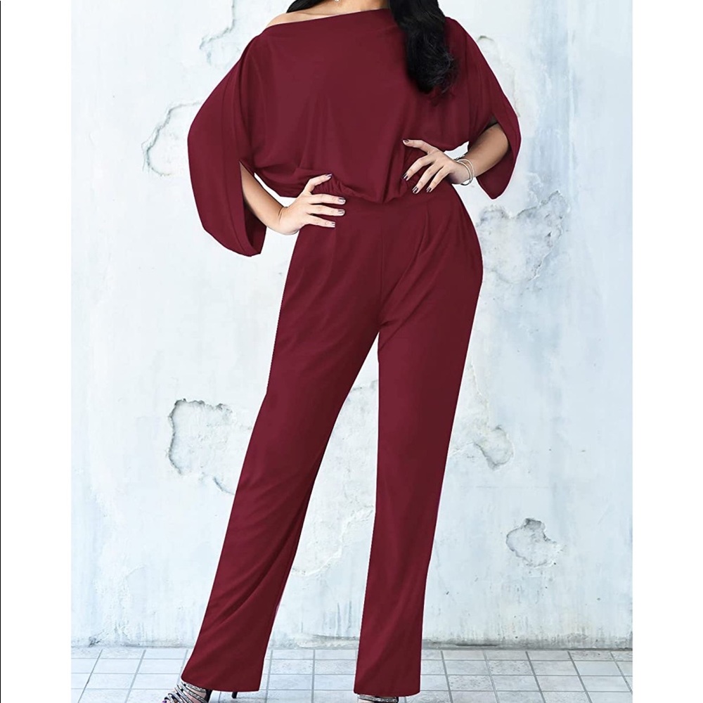 KOH KOH Short Sleeve Formal One Piece Jumpsuit Romper